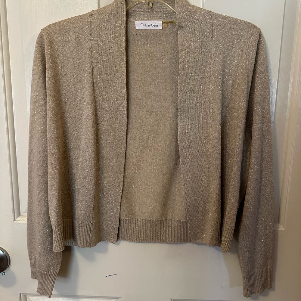 Calvin Klein Women's Beige Cardigan